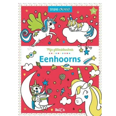 Foto van Glitter kleurboek Eenhoorns