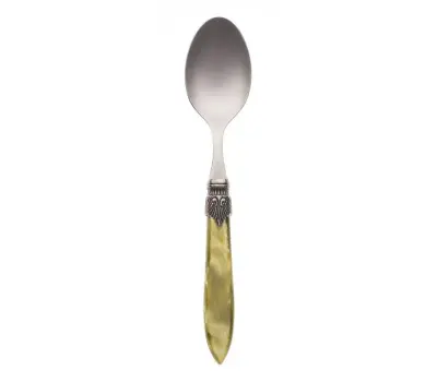 Foto van Dinerlepel Murano Olijfgroen