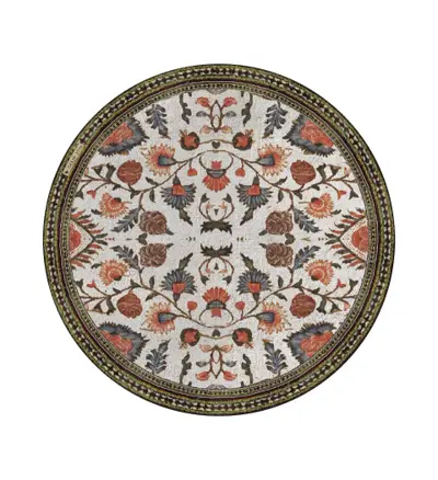 Foto van Placemat rond Bohemian Garden