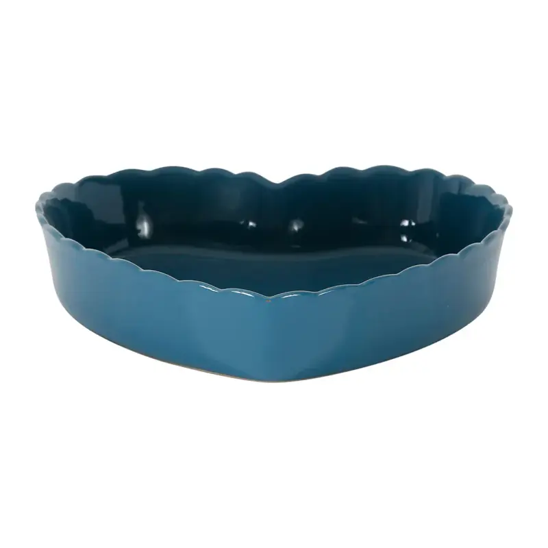 Foto 2 Hartvormige ovenschaal Blauw