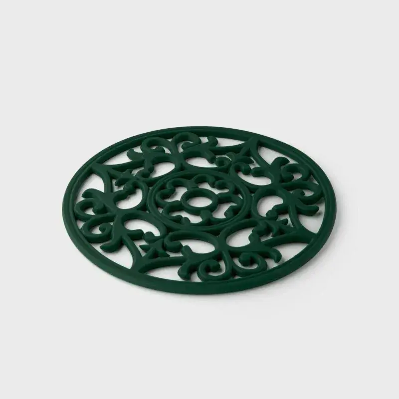 Foto 2 Silicone onderzetter Groen