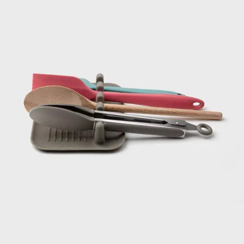 Foto 3 Silicone lepelhouder Grey