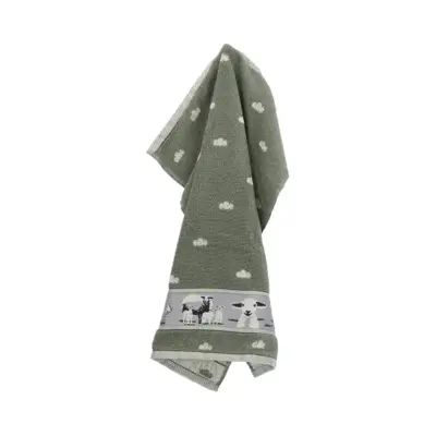 Foto van Handdoek Schaap Groen