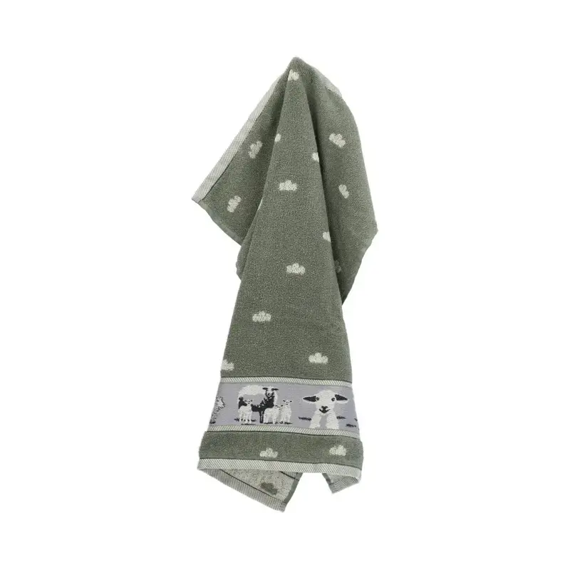 Foto 1 Handdoek Schaap Groen
