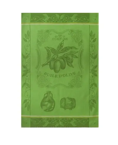 Foto van Theedoek Huile Surfine Verte