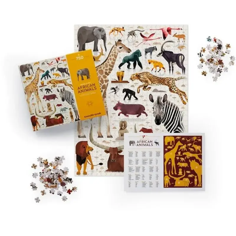 Foto 3 Puzzel African animals 750 st