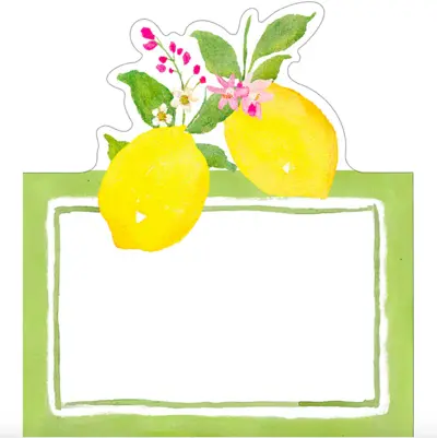 Foto van Place Cards Limoncello 8st