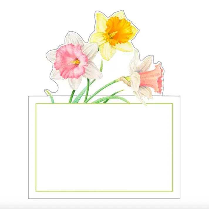 Foto 2 Place Cards Daffodil 8st