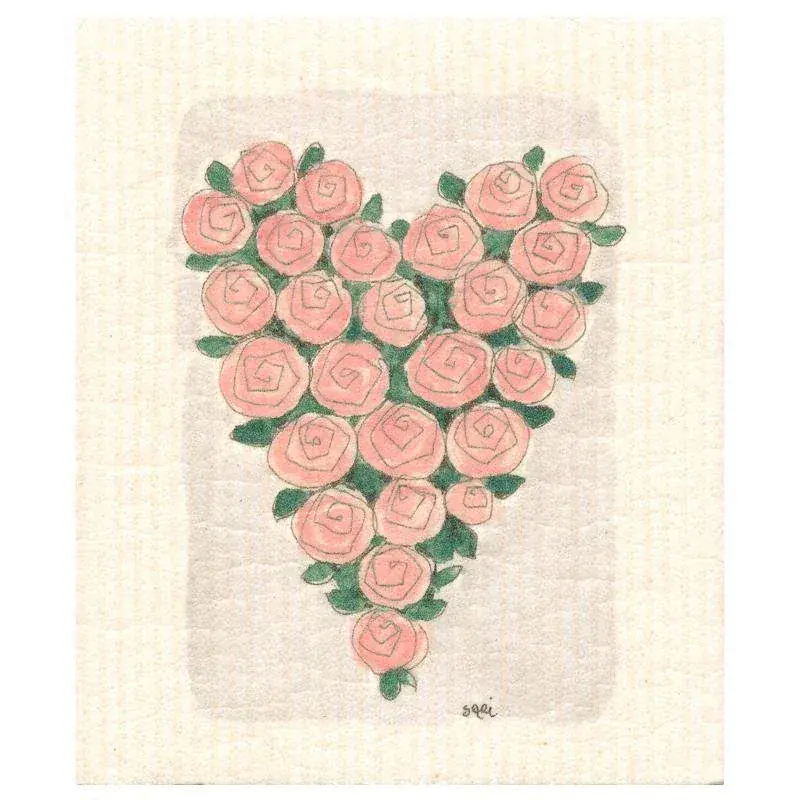 Foto 1 Vaatdoekje Rose Heart