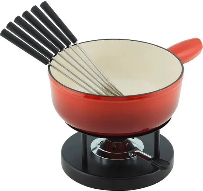 Foto 1 Fondueset Gietijzer 2,4L