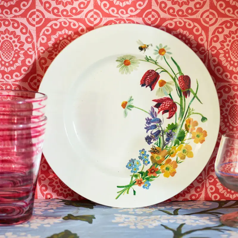 Foto 2 Plate 8 1/2 inch Wild Flowers