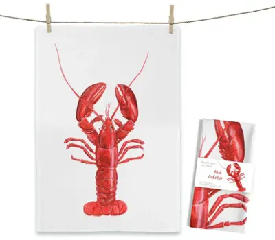 Foto van Theedoek Red Lobster