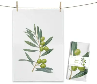 Foto van Theedoek Green Olives