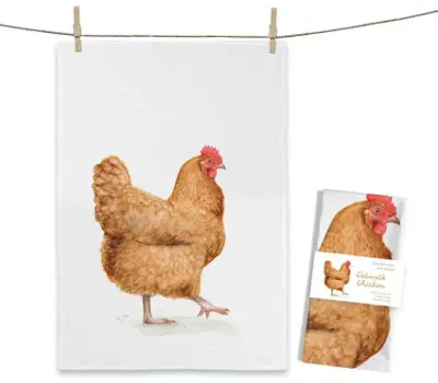 Foto van Theedoek Catwalk Chicken