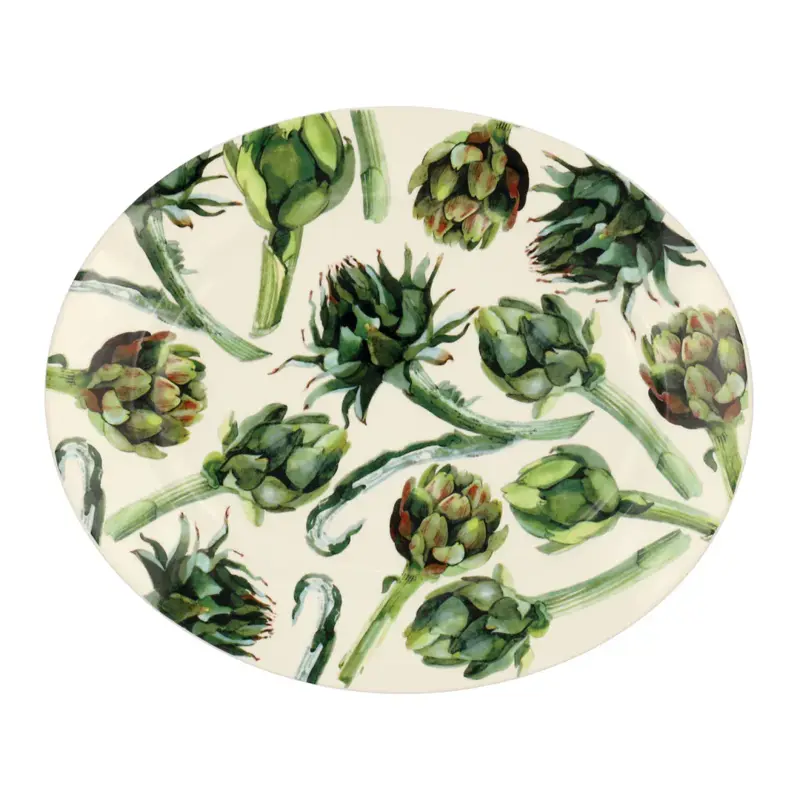 Foto 1 Medium oval platter Artichoke
