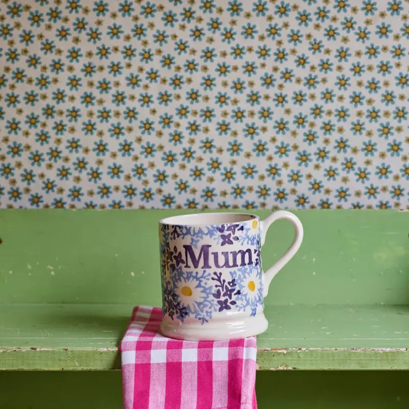 Foto 3 Mug 1/2 Pint Blue Daisy Mum