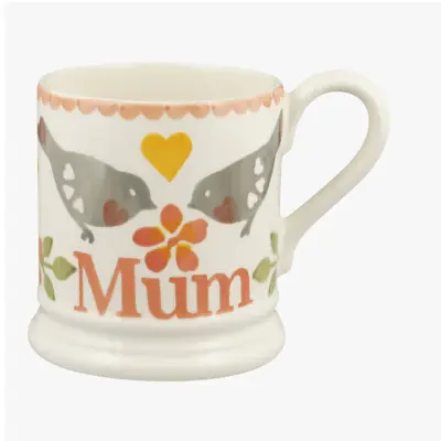 Foto van Mug 1/2 Pint Lovebirds Coral