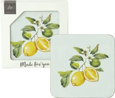 Foto van Onderzetter set Lemon Wreath