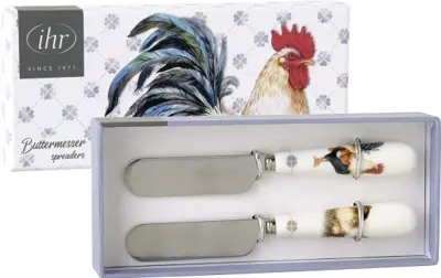 Foto van Botermesjes set Albert Rooster