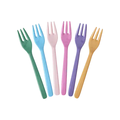 Foto van Cake forks Multicolor