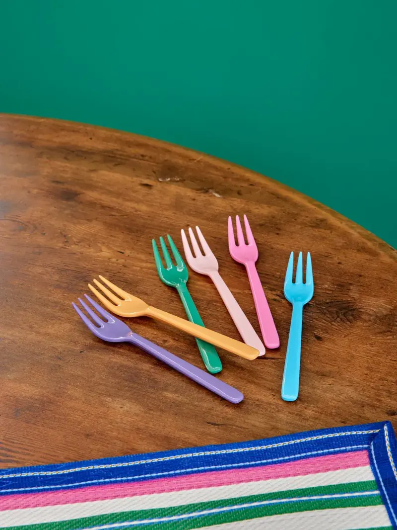 Foto 3 Cake forks Multicolor