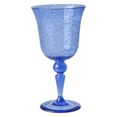 Foto van Kunststof wijnglas Bubble Blue