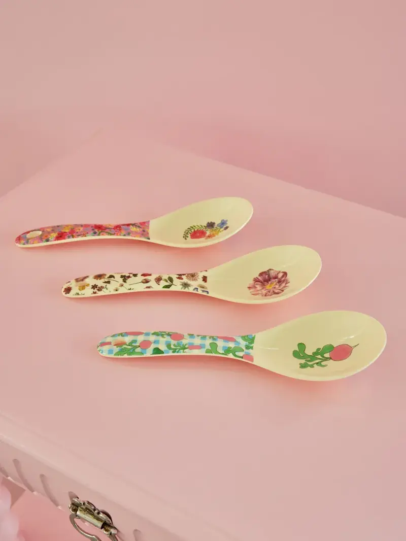 Foto 2 Melamine Salad Spoon Floras