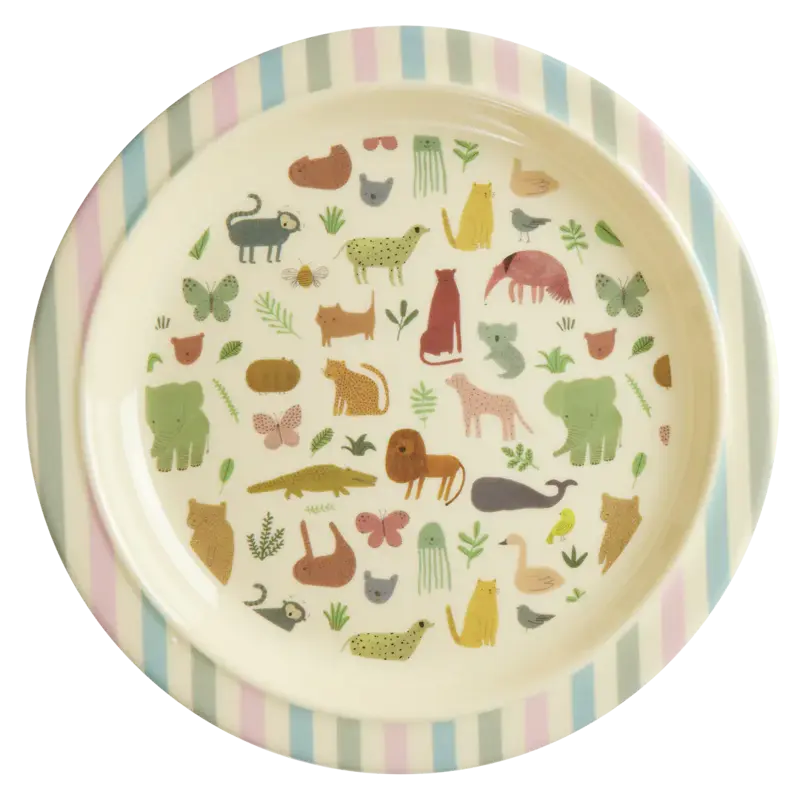 Foto 1 Melamine bordje Jungle Plate