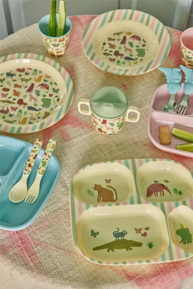 Foto 3 Melamine bordje Jungle Plate