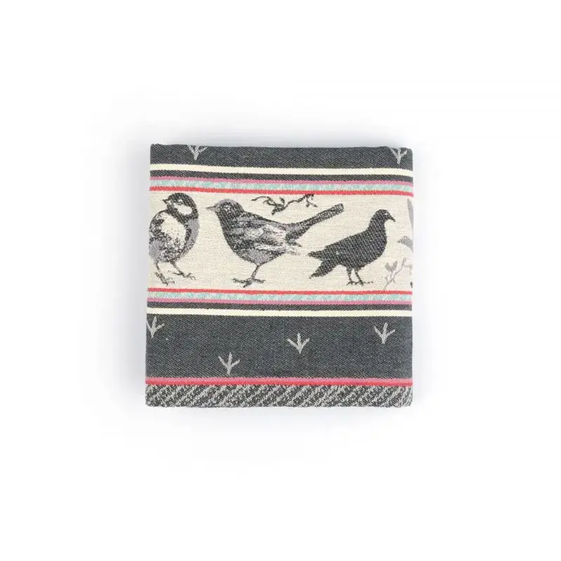 Foto 1 Theedoek Birds Black