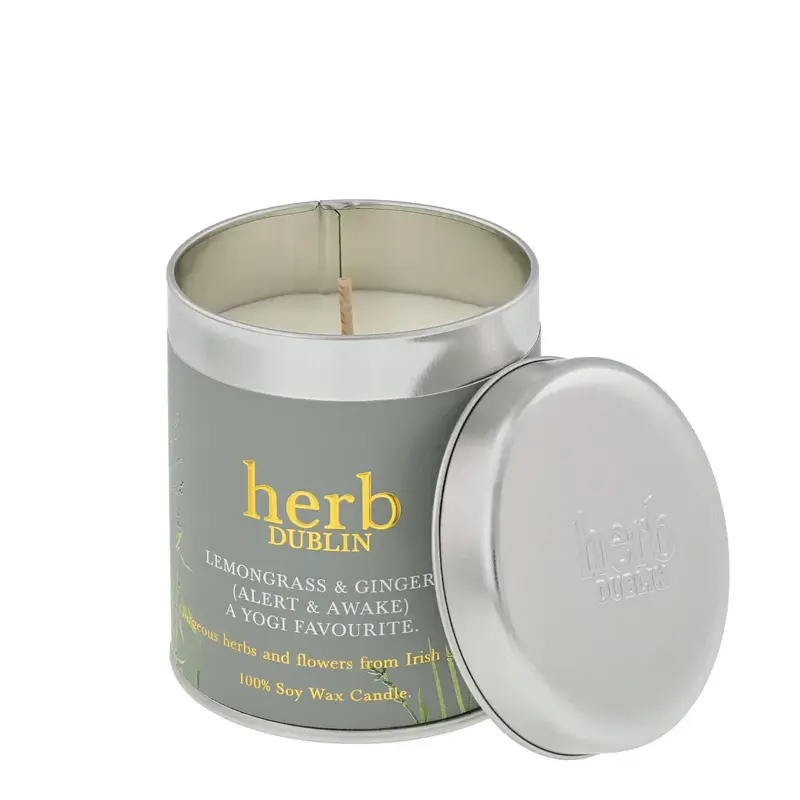 Foto 3 Lemongrass Ginger Tin Candle