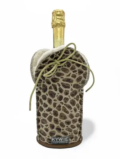 Foto van Champagnekoeler Giraffe Print