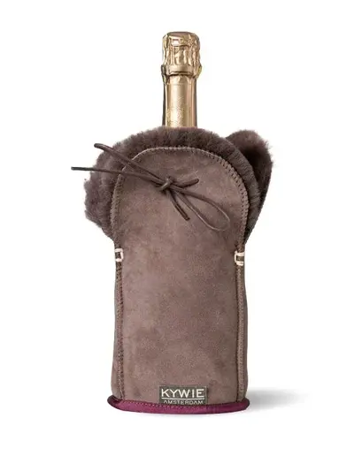 Foto van Champagnekoeler Brown Suede