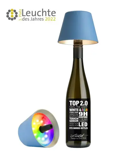 Foto van Flessenlampje RGB Blauw