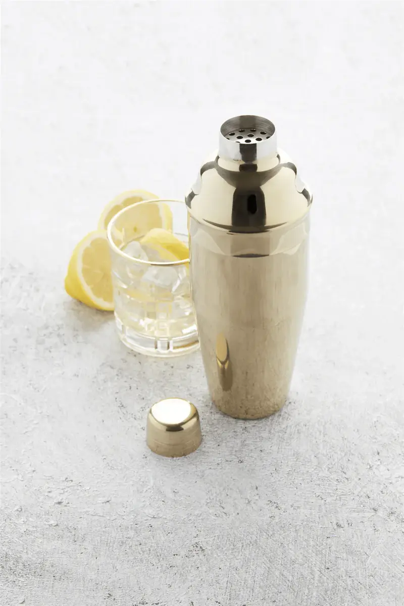 Foto 1 Cobbler shaker Goud 750ml