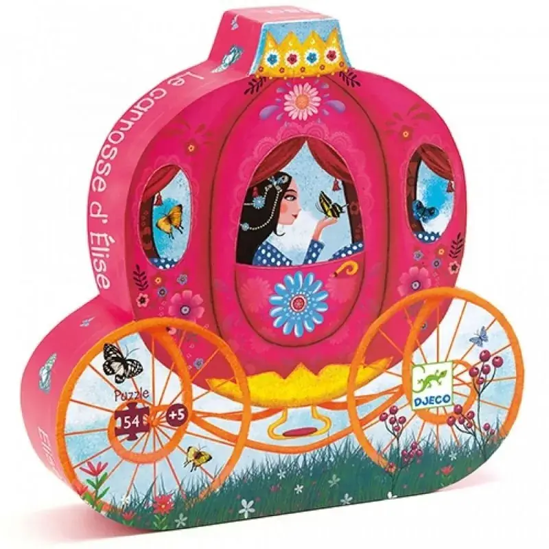 Foto 1 Djeco puzzel koets Elise