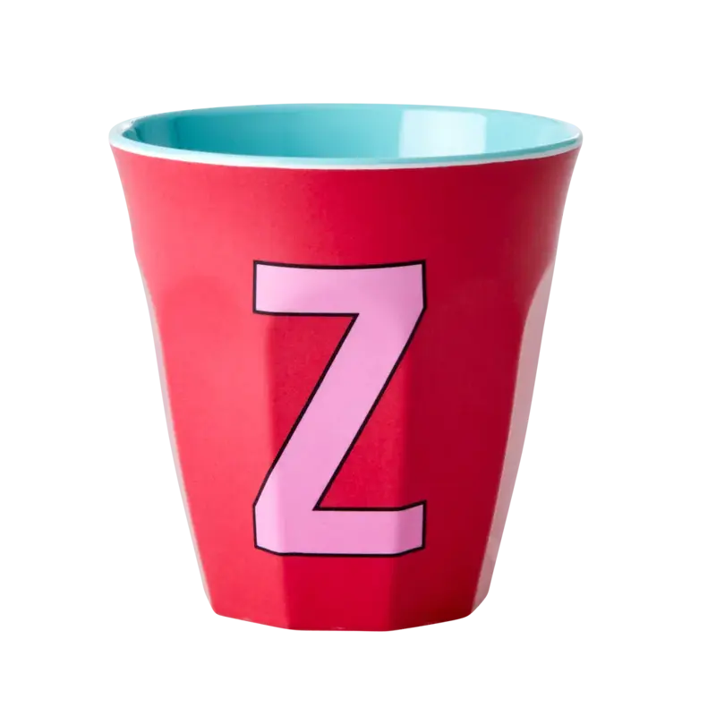 Foto 1 Melamine alfabet beker Pink Z