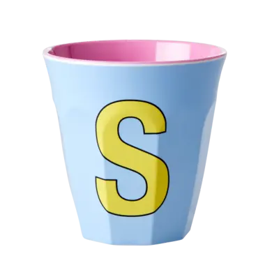 Foto van Melamine alfabet beker Pink S