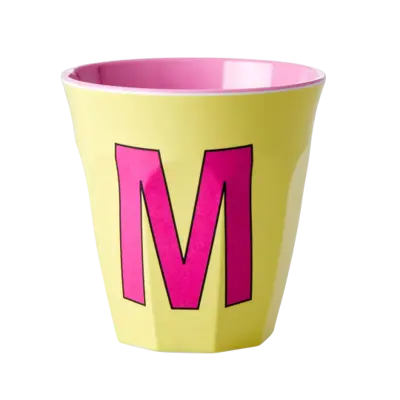 Foto van Melamine alfabet beker Pink M