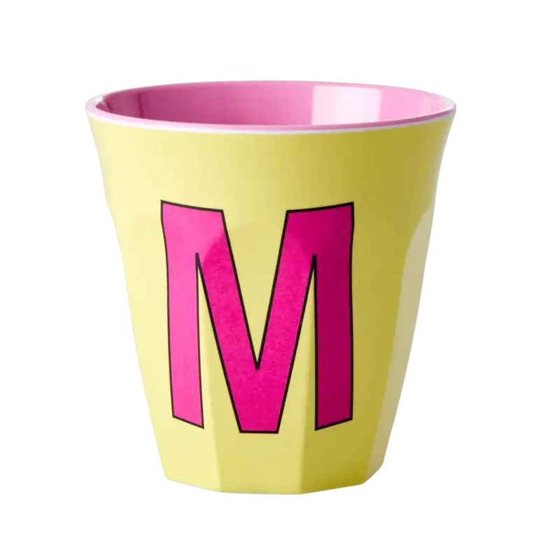 Foto 1 Melamine alfabet beker Pink M