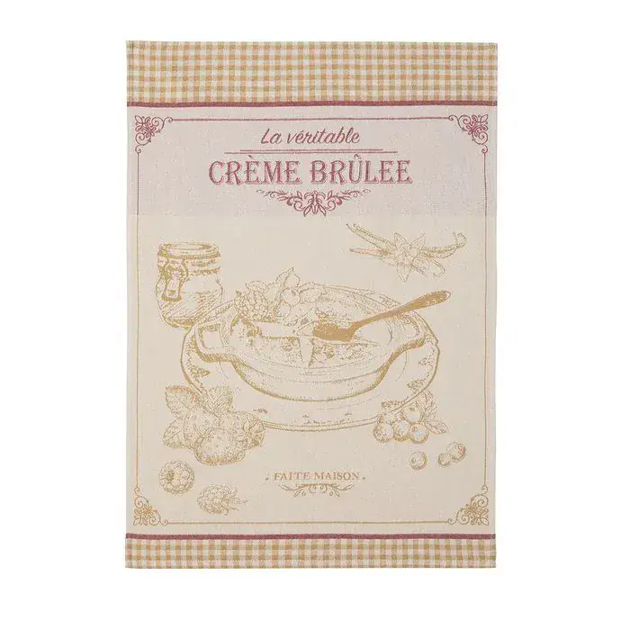 Foto 1 Theedoek Creme Brulee