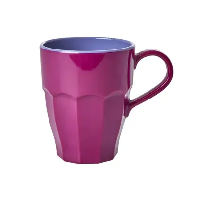Foto van Melamine beker met oor Plum