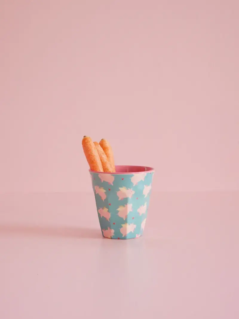 Foto 2 Melamine beker M Flying Pig