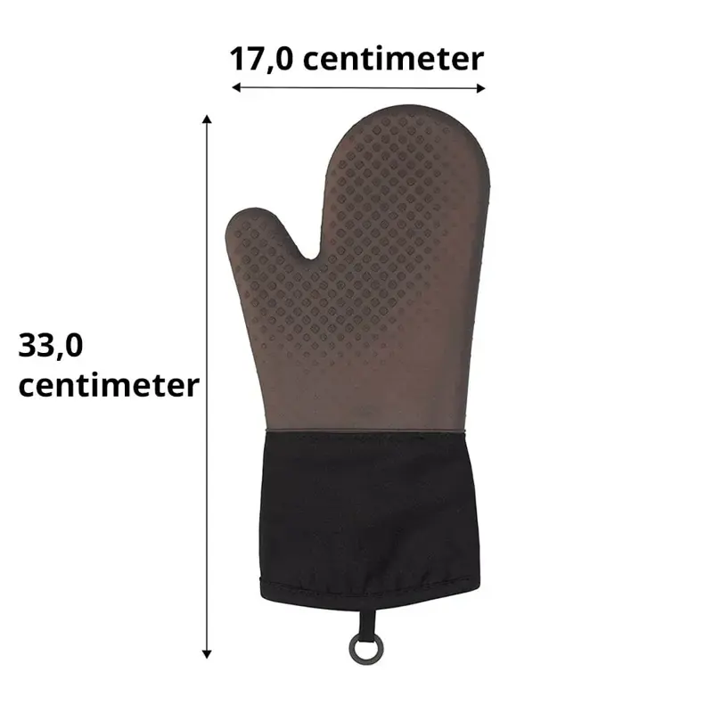 Foto 2 Silicone ovenwant zwart