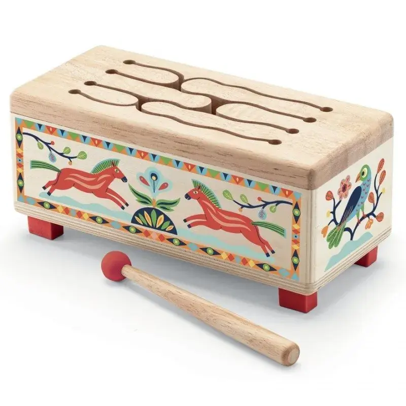 Foto 1 Djeco houten drum