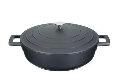 Foto van Lage braadpan Zwart 28cm/4L