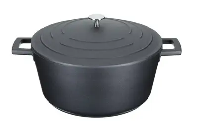 Foto van Braadpan Zwart 28cm/5L