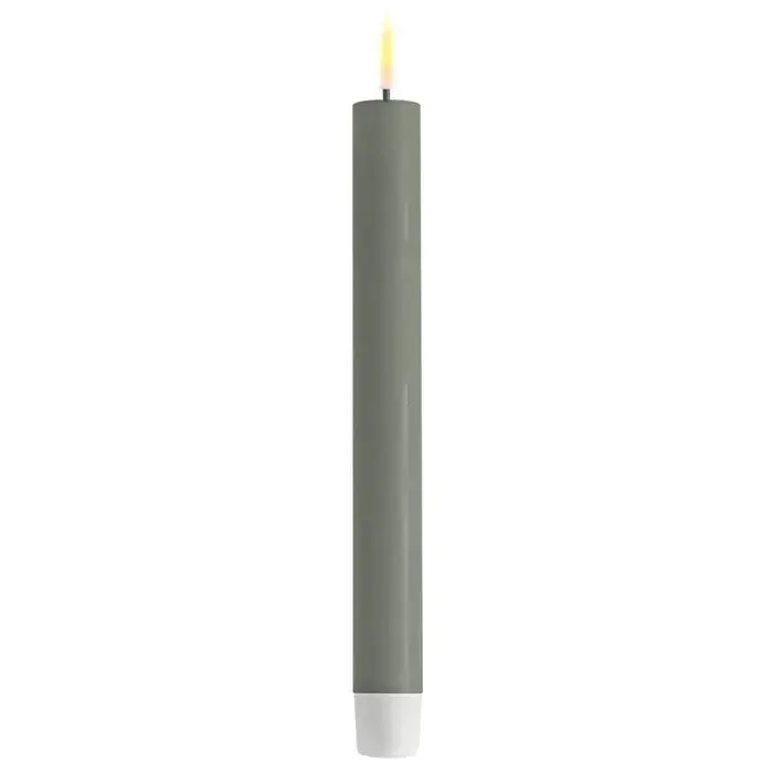 Foto 1 LED Dinner Candle Green L x2