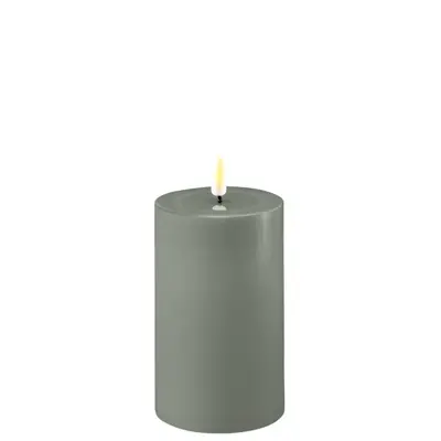 Foto van LED Candle Green 7,5x12,5cm