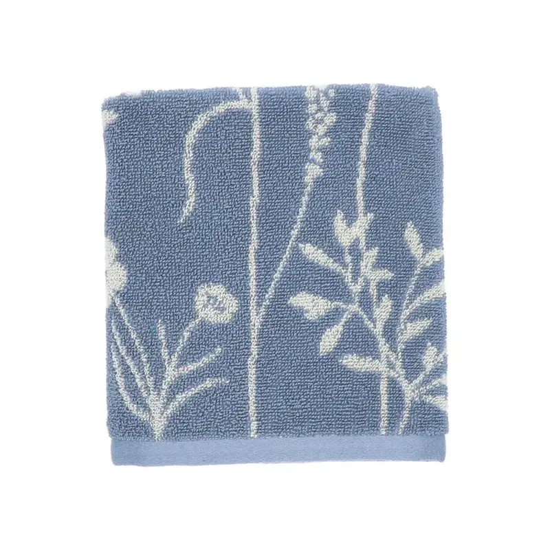 Foto 1 Handdoek Wild Flowers Blauw
